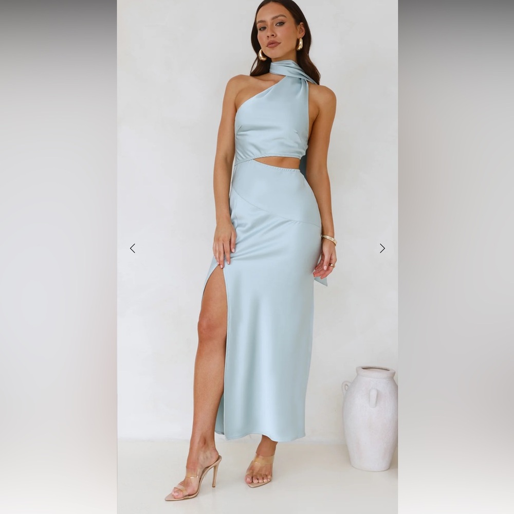 Silk Midi Dress
